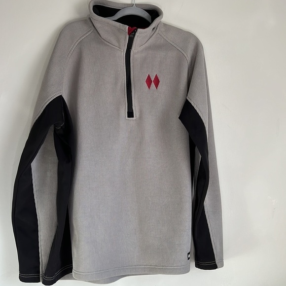 Men’s XXL Double Diamond 1/4 zip pullover, very warm, Gorpcore, Normcore - Picture 4 of 11